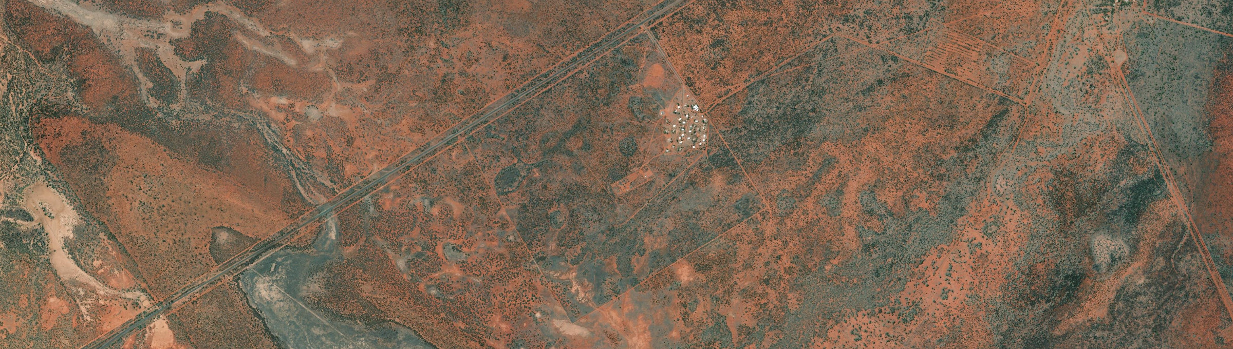 Aerial view of Wilora, NT