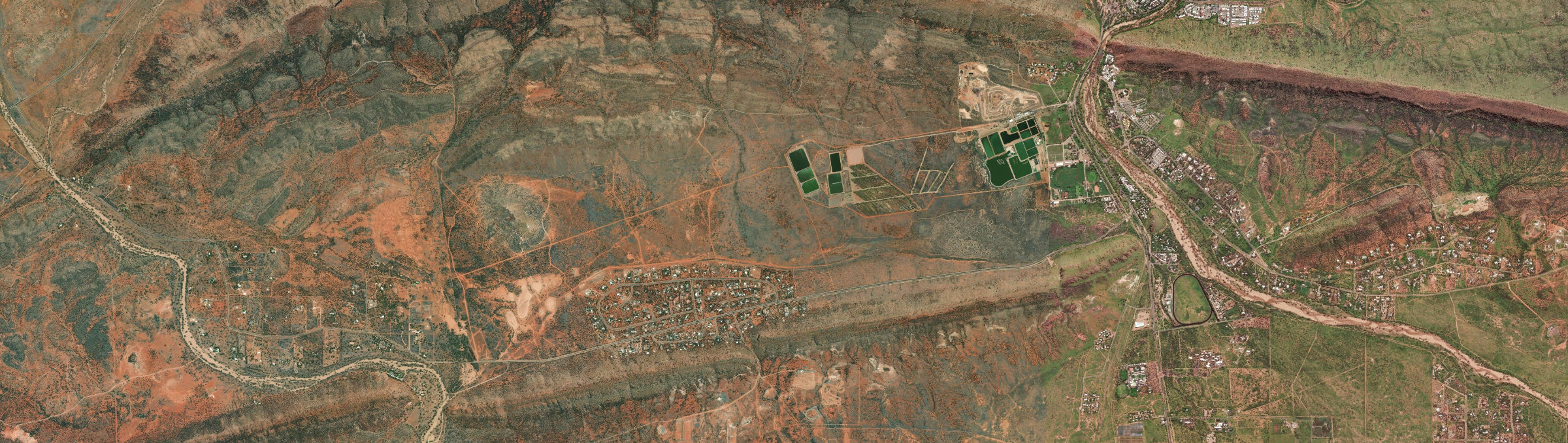 Aerial view of Ilparpa, NT