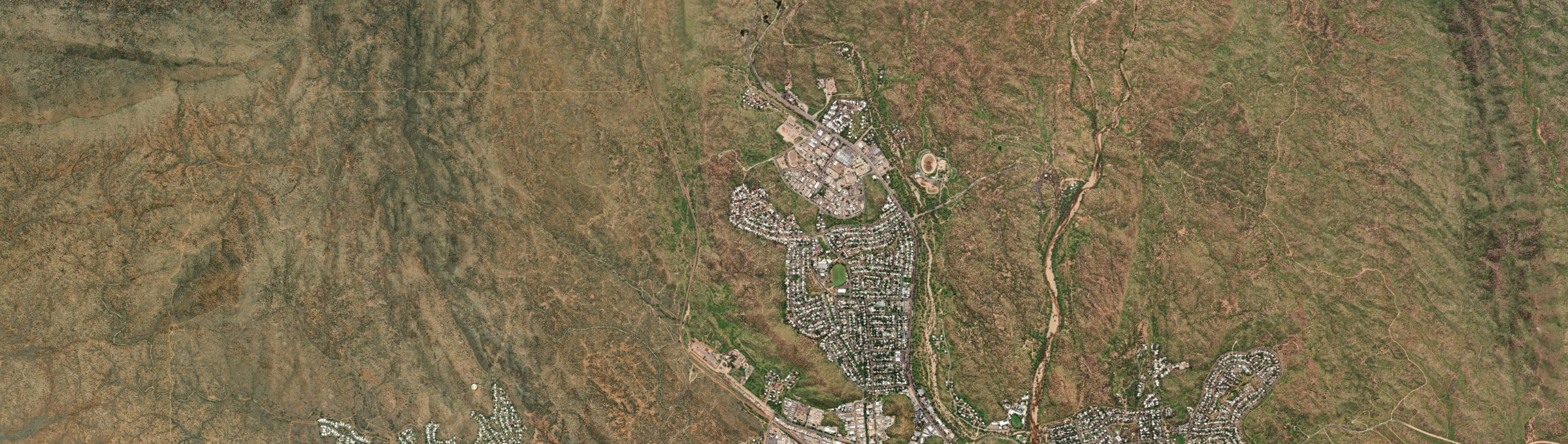Aerial view of Braitling, NT