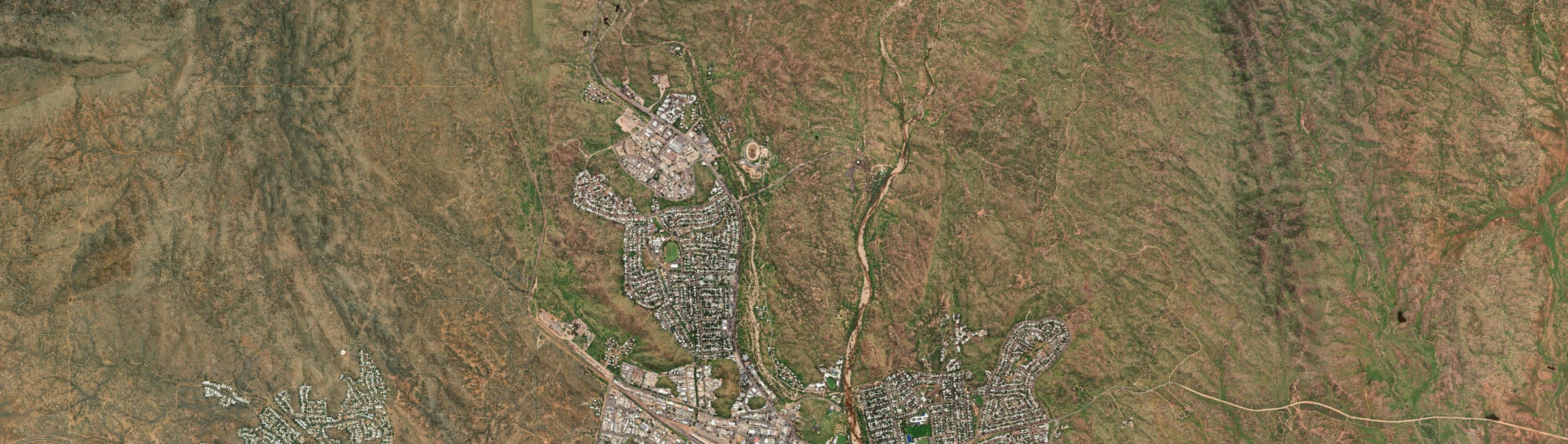 Aerial view of Stuart (NT), NT