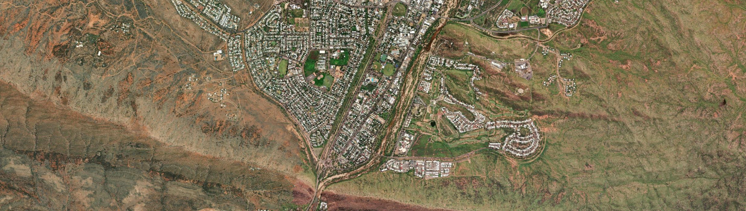 Aerial view of The Gap (NT), NT
