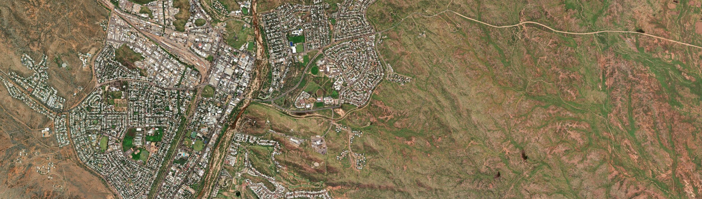 Aerial view of Sadadeen, NT