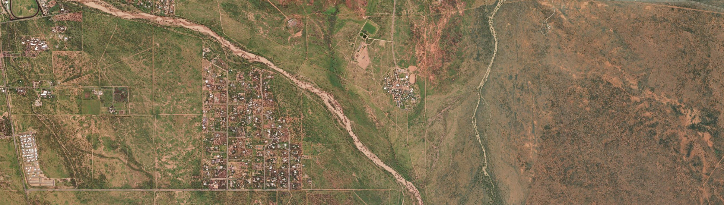 Aerial view of Amoonguna, NT
