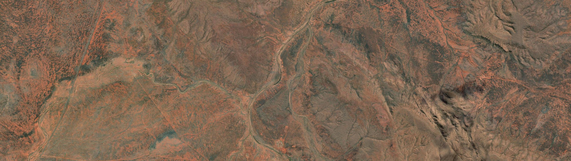 Aerial view of Tara (NT), NT
