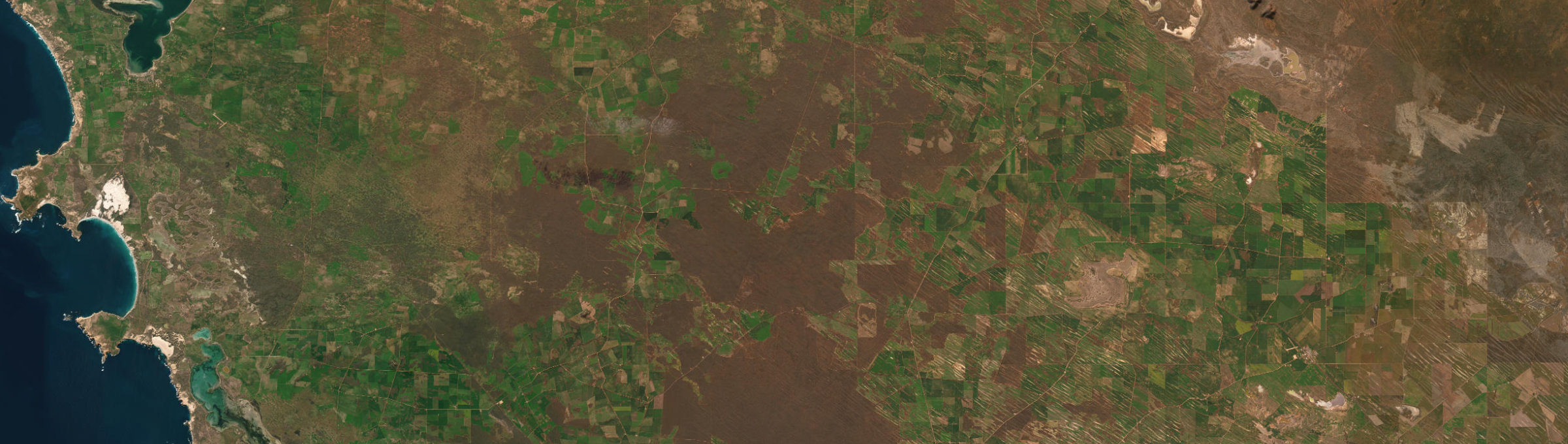Aerial view of Karcultaby, SA