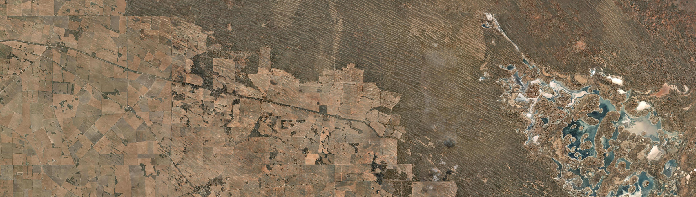 Aerial view of Koolgera, SA