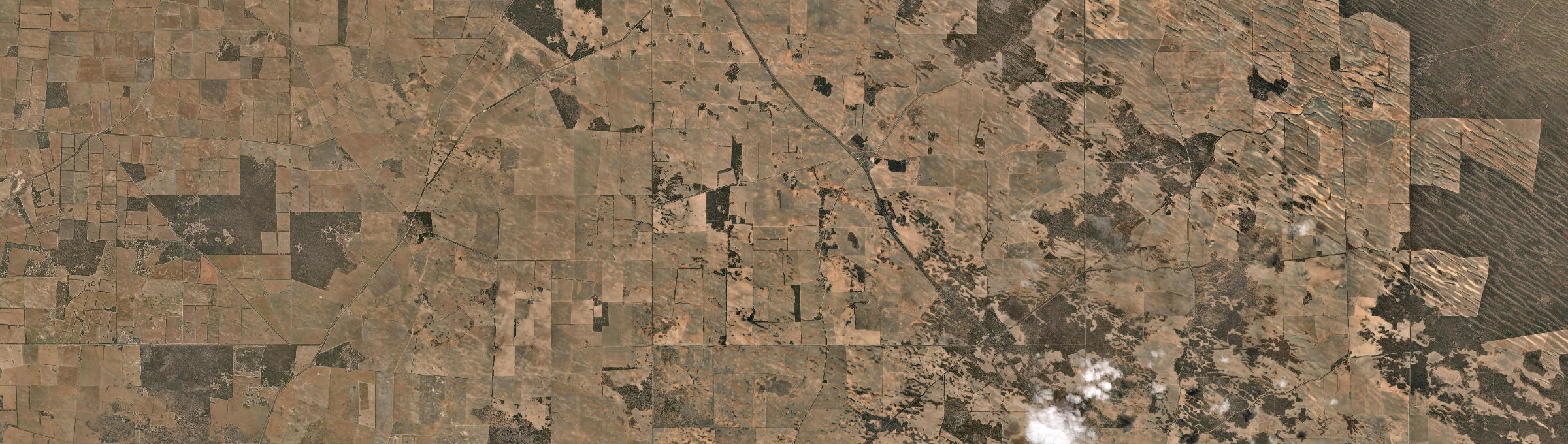 Aerial view of Cungena, SA