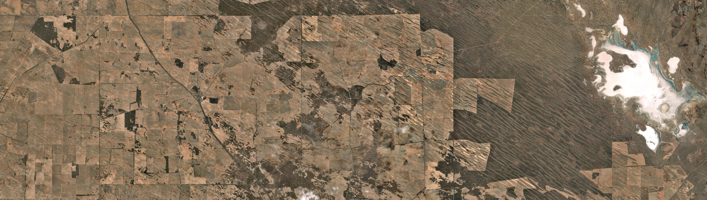 Aerial view of Kaldoonera, SA