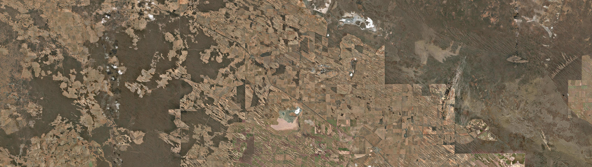 Aerial view of Yaninee, SA
