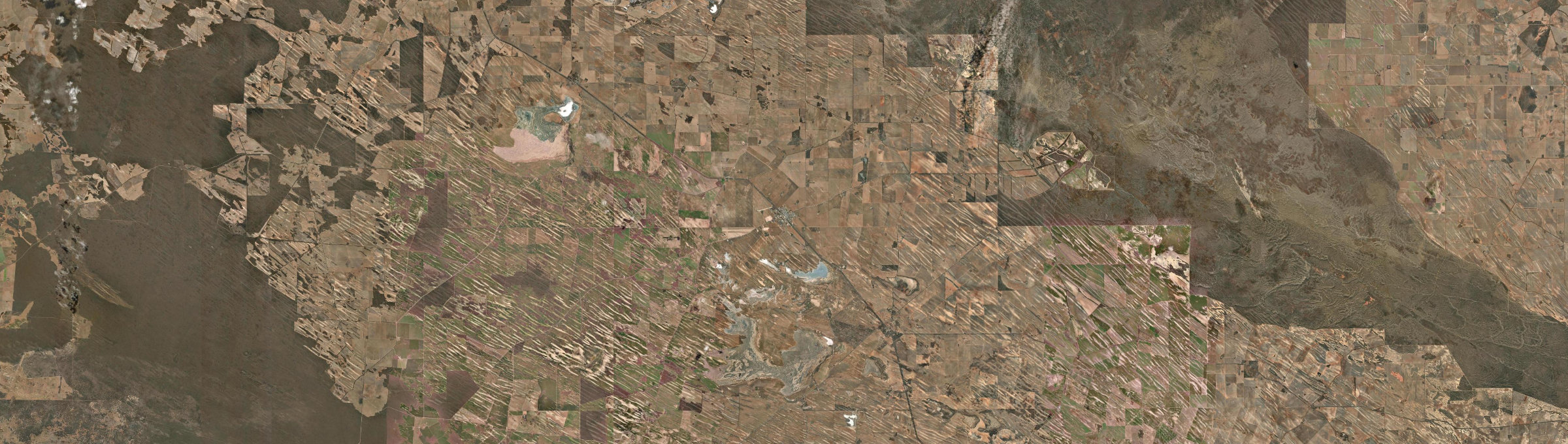 Aerial view of Wudinna, SA
