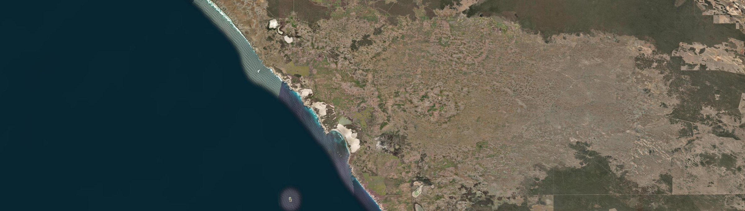 Aerial view of Sheringa, SA
