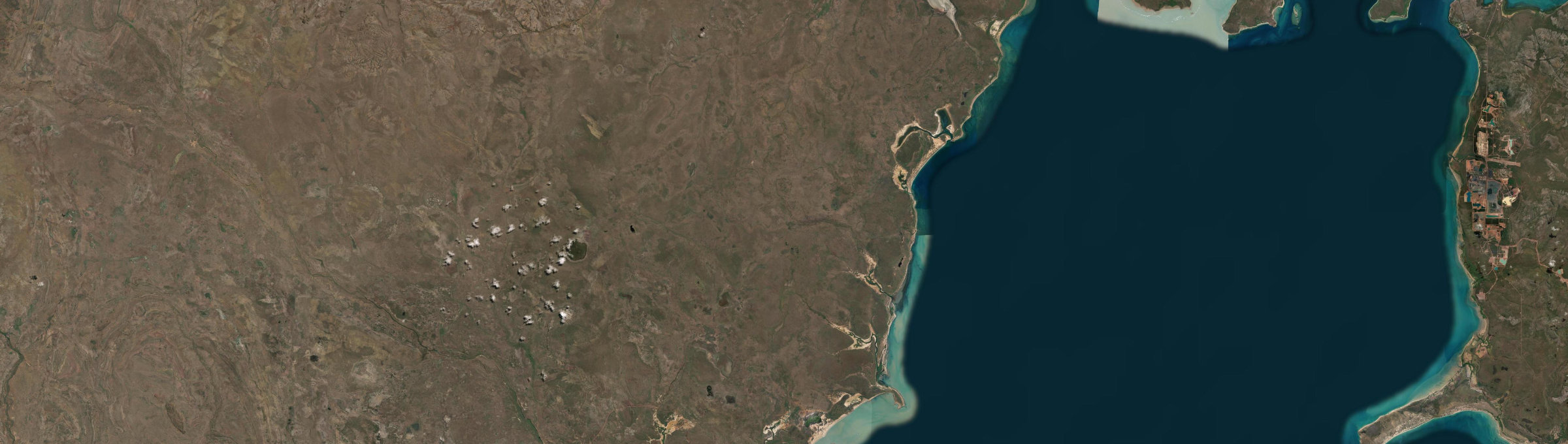 Aerial view of Numburindi, NT
