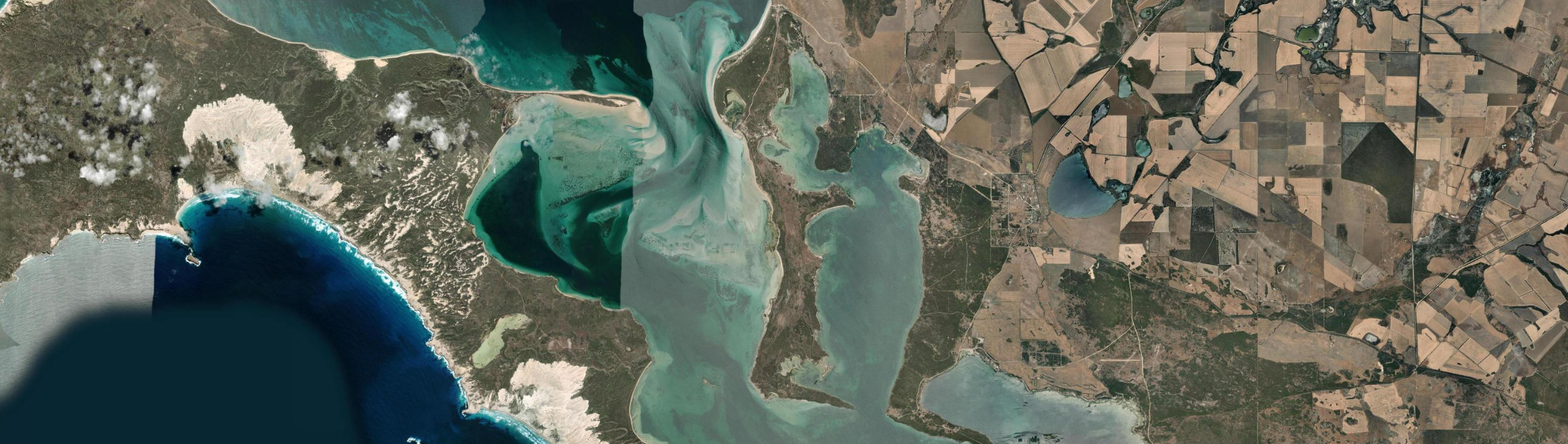 Aerial view of Little Douglas, SA