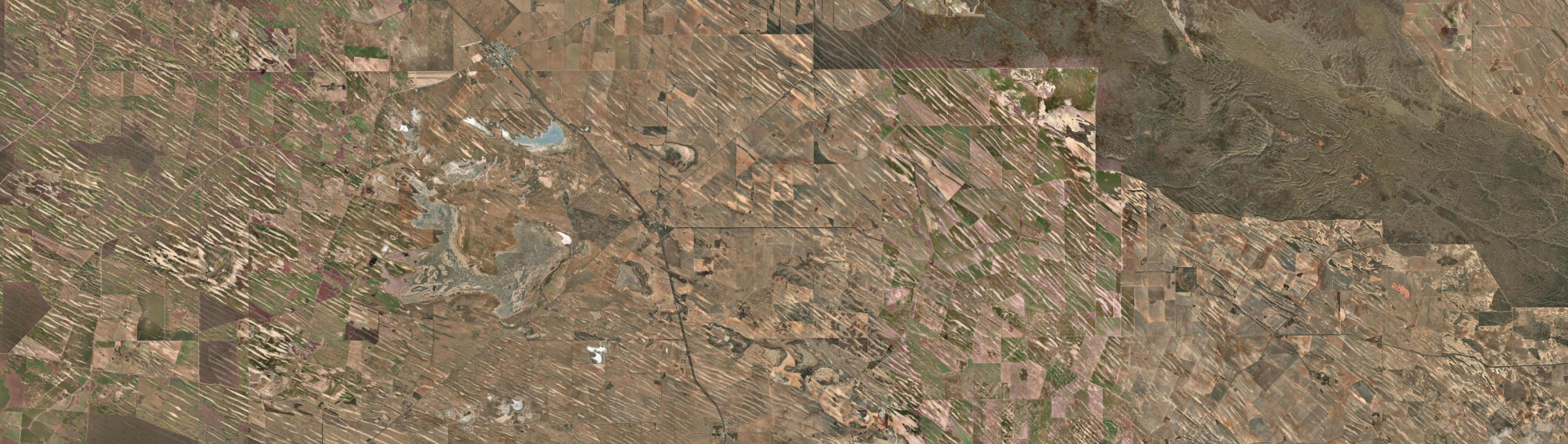 Aerial view of Kyancutta, SA