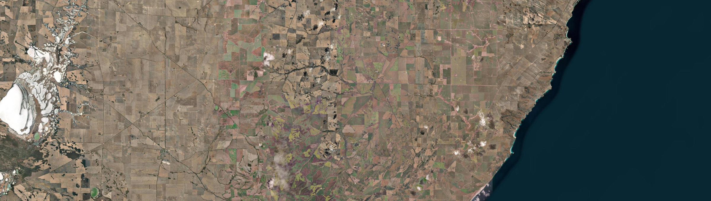 Aerial view of Ungarra, SA