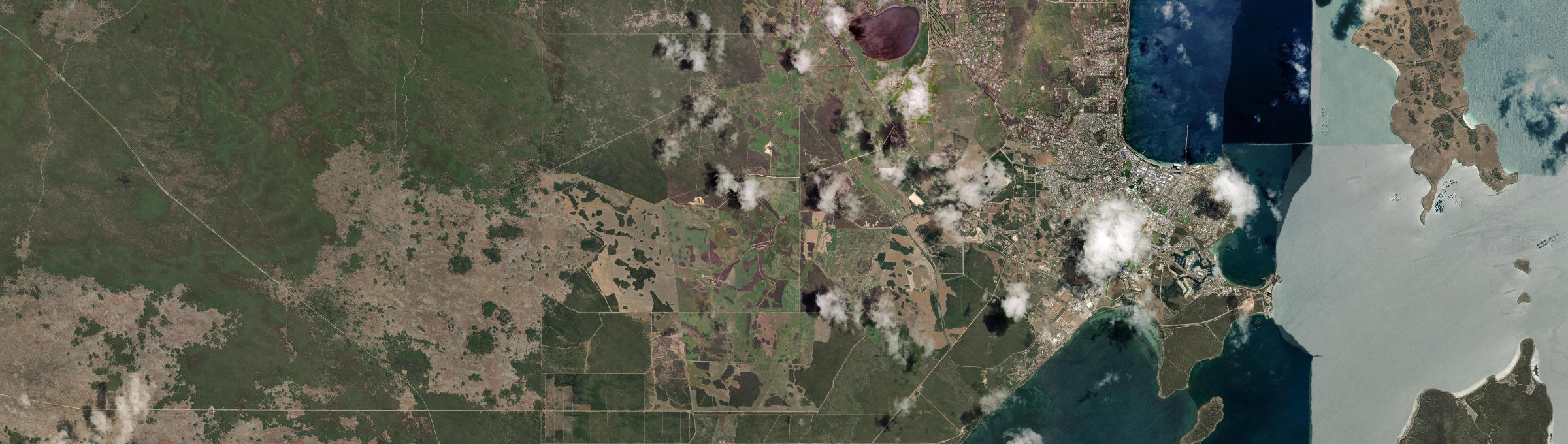 Aerial view of Duck Ponds, SA