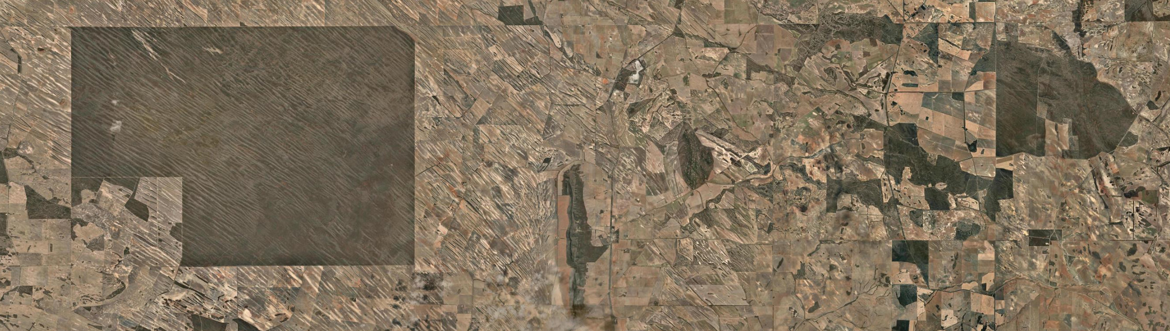Aerial view of Darke Peak, SA