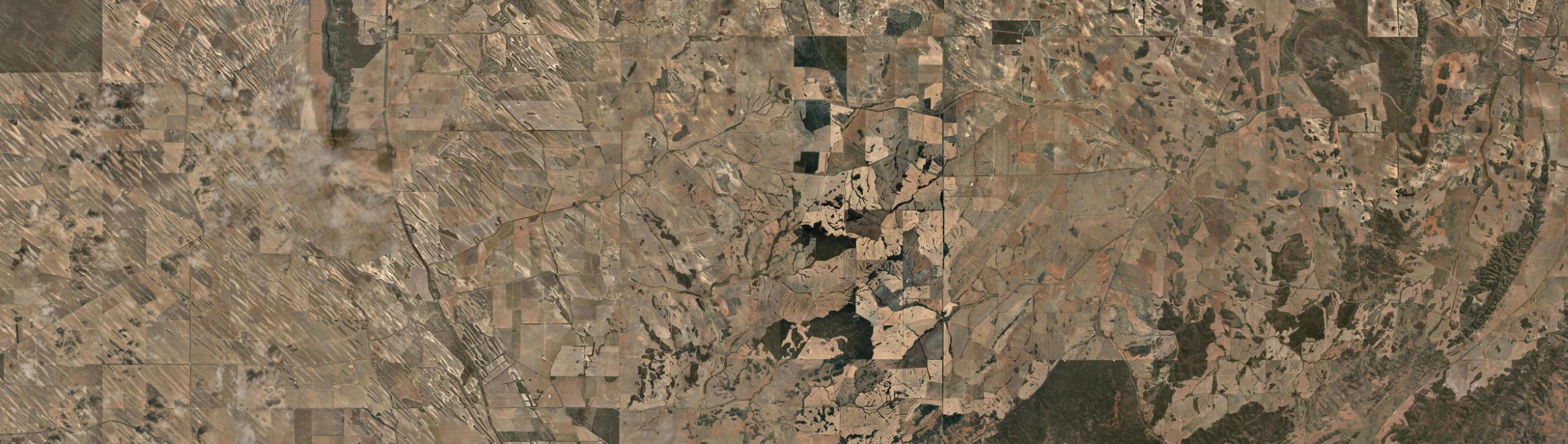 Aerial view of Campoona, SA