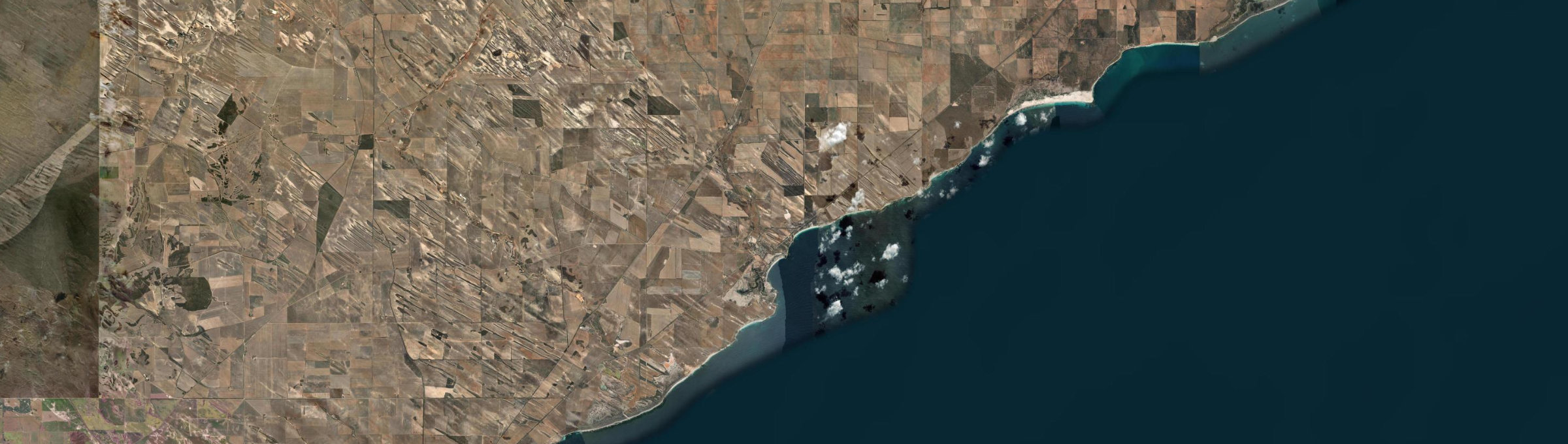Aerial view of Arno Bay, SA