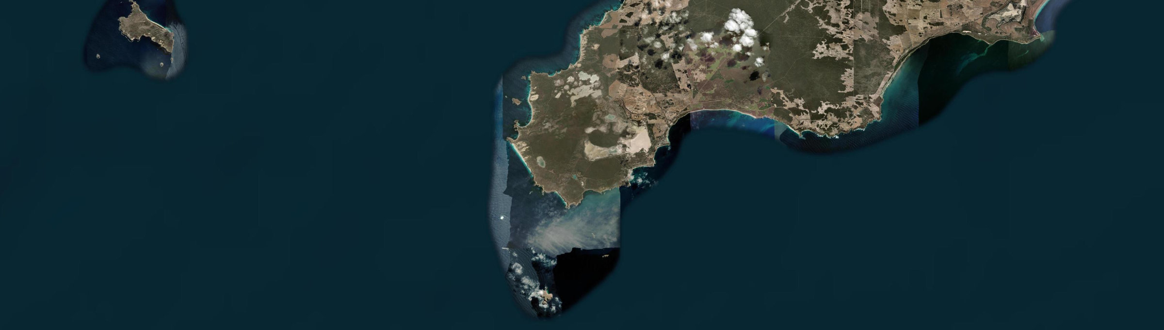 Aerial view of Inneston, SA