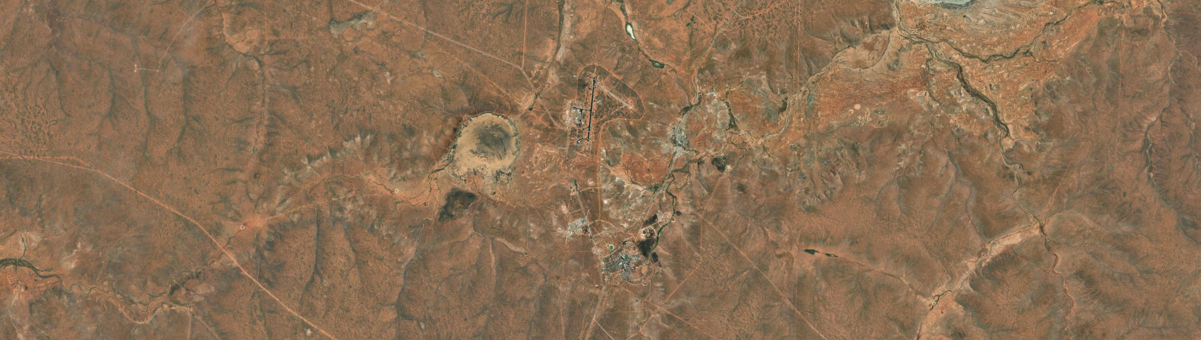 Aerial view of Woomera, SA