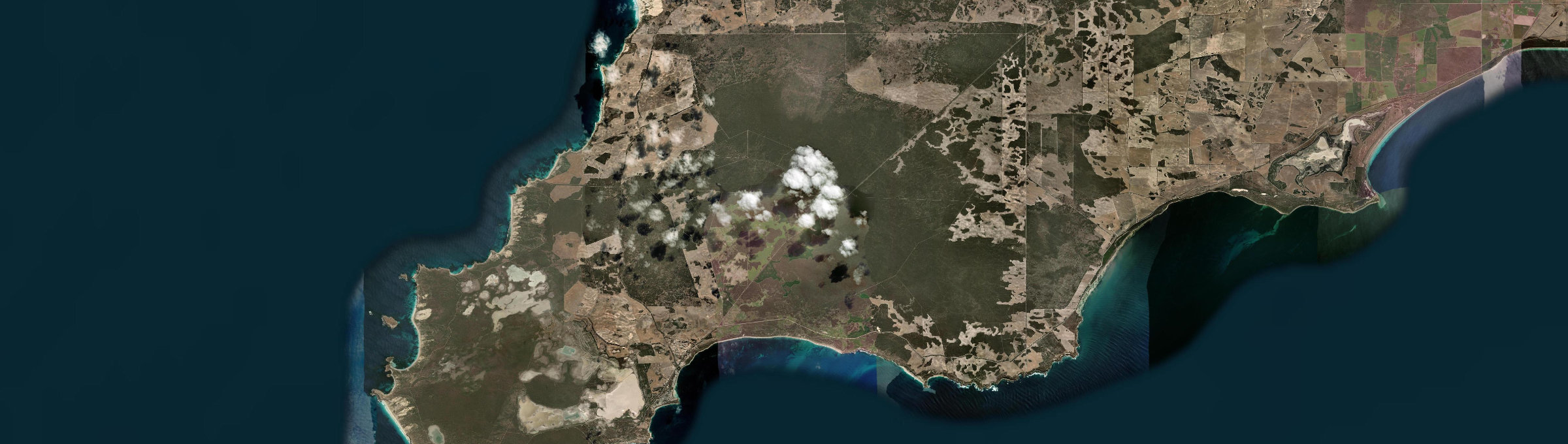 Aerial view of Marion Bay (SA), SA