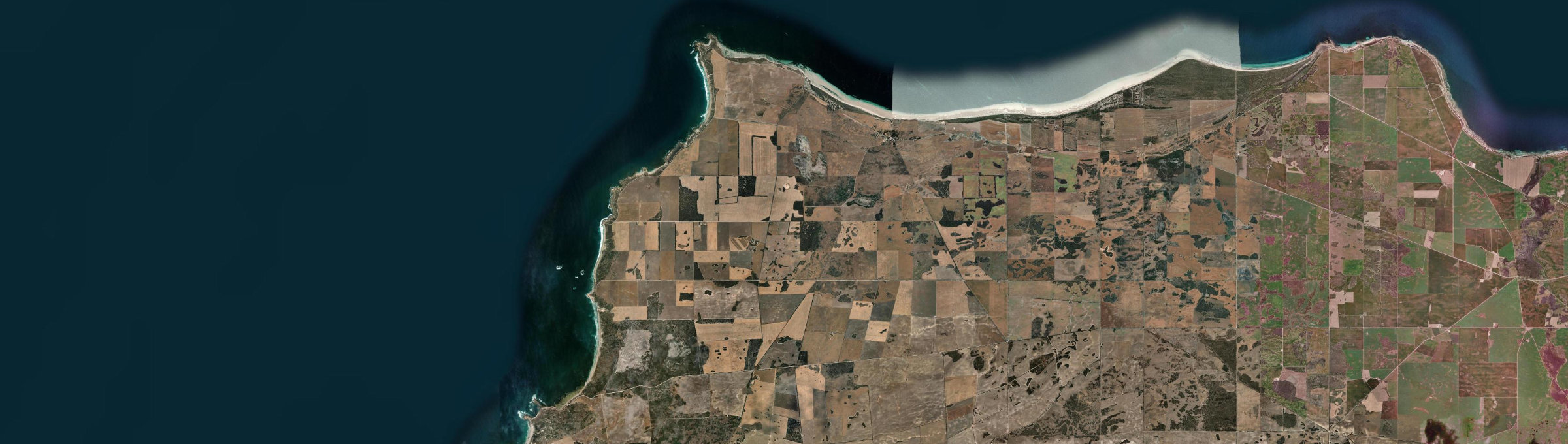 Aerial view of Corny Point, SA