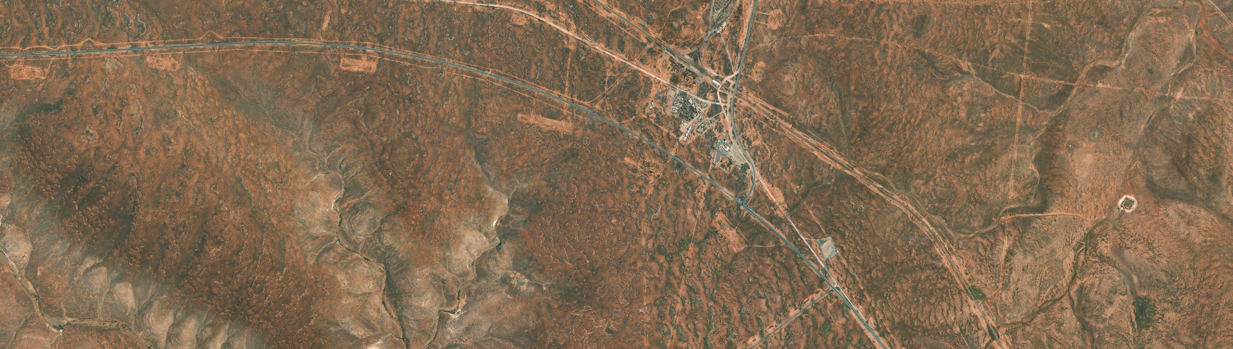 Aerial view of Pimba, SA