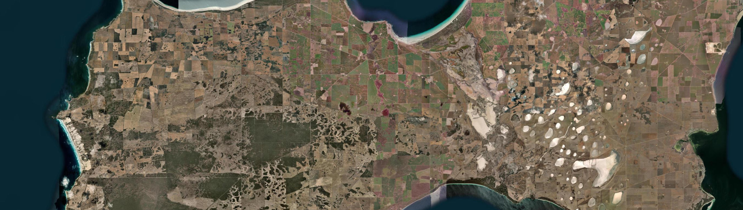 Aerial view of Warooka, SA