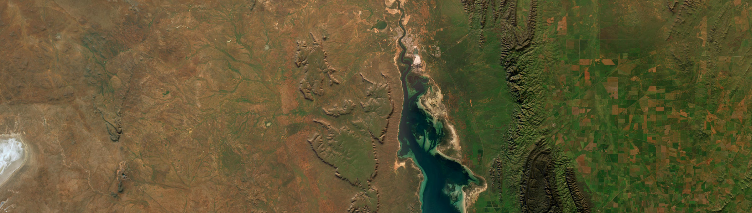 Aerial view of Port Augusta West, SA