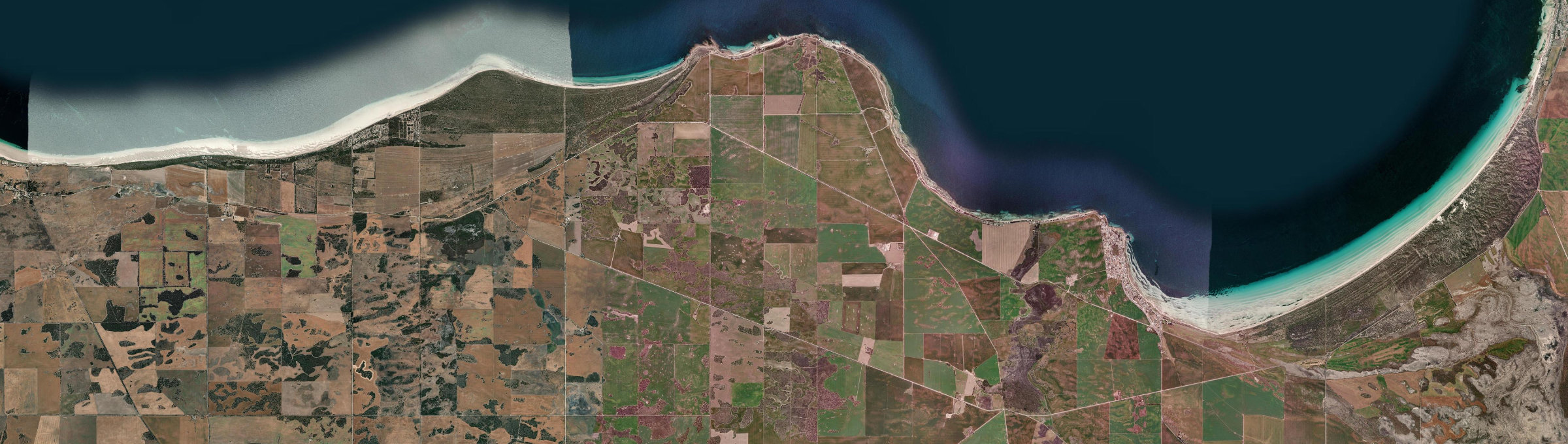 Aerial view of Point Souttar, SA