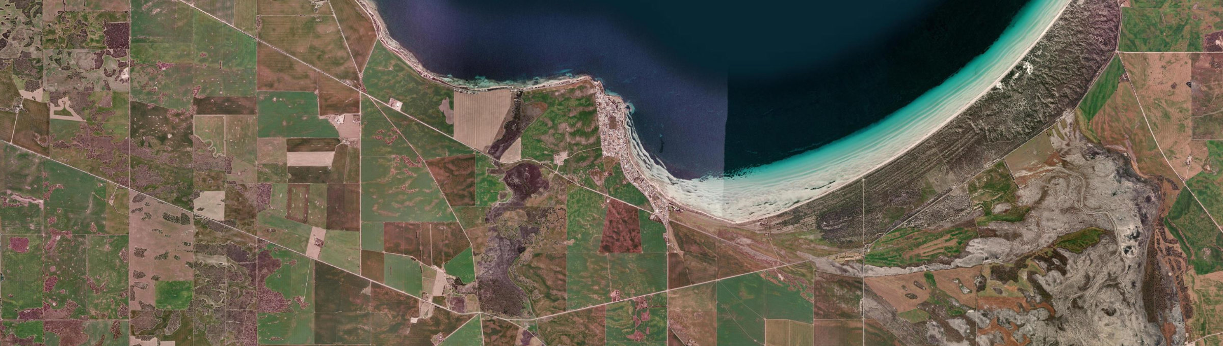 Aerial view of Point Turton, SA