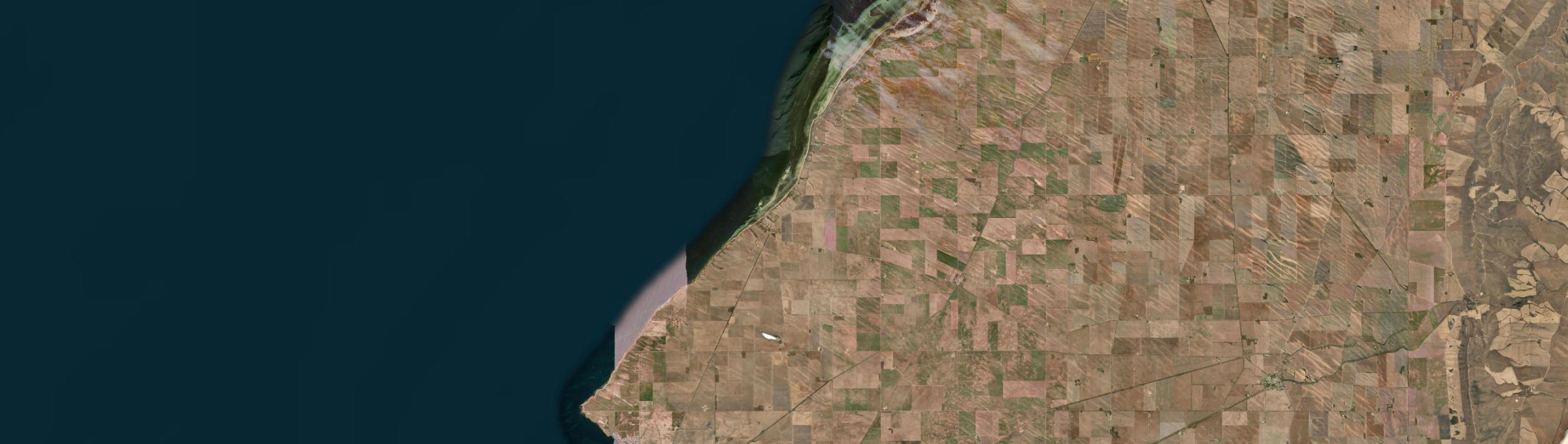 Aerial view of Tickera, SA