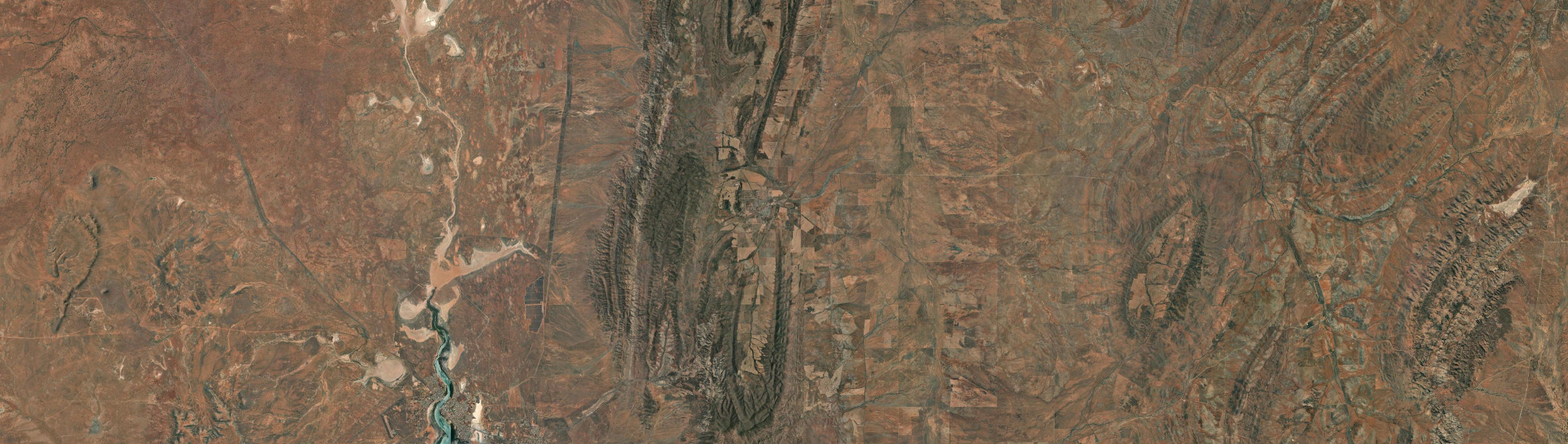 Aerial view of Quorn, SA