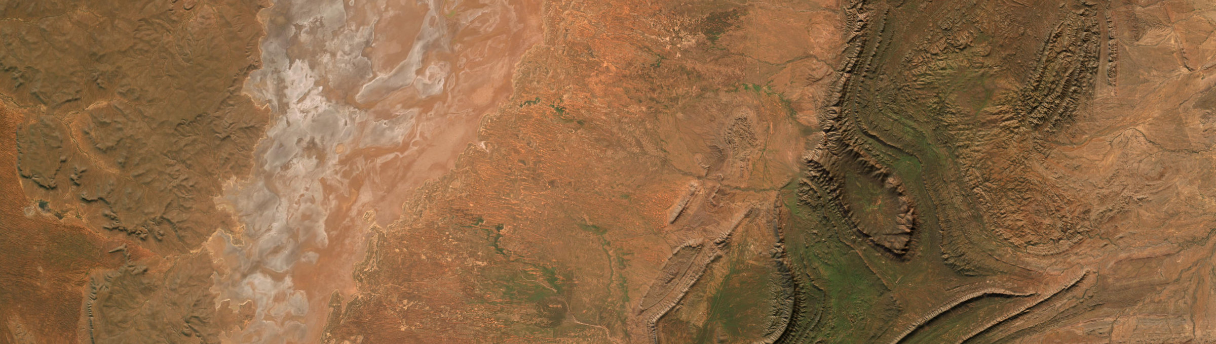 Aerial view of Flinders Ranges, SA