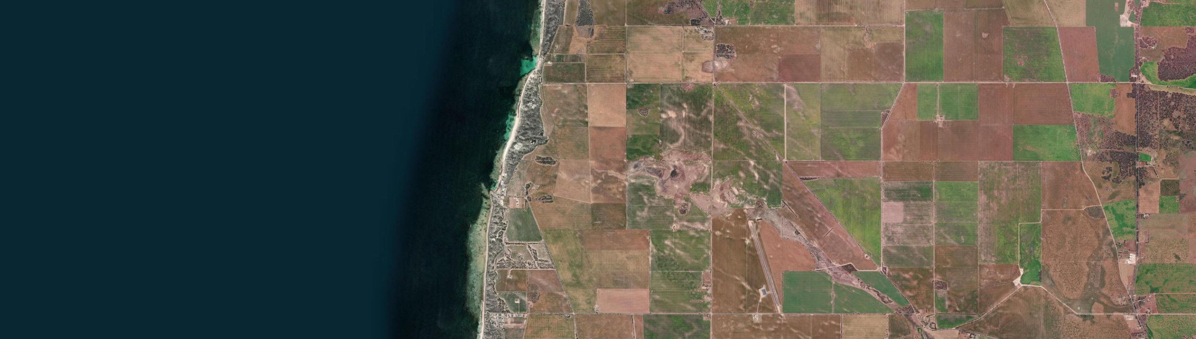 Aerial view of Bluff Beach, SA