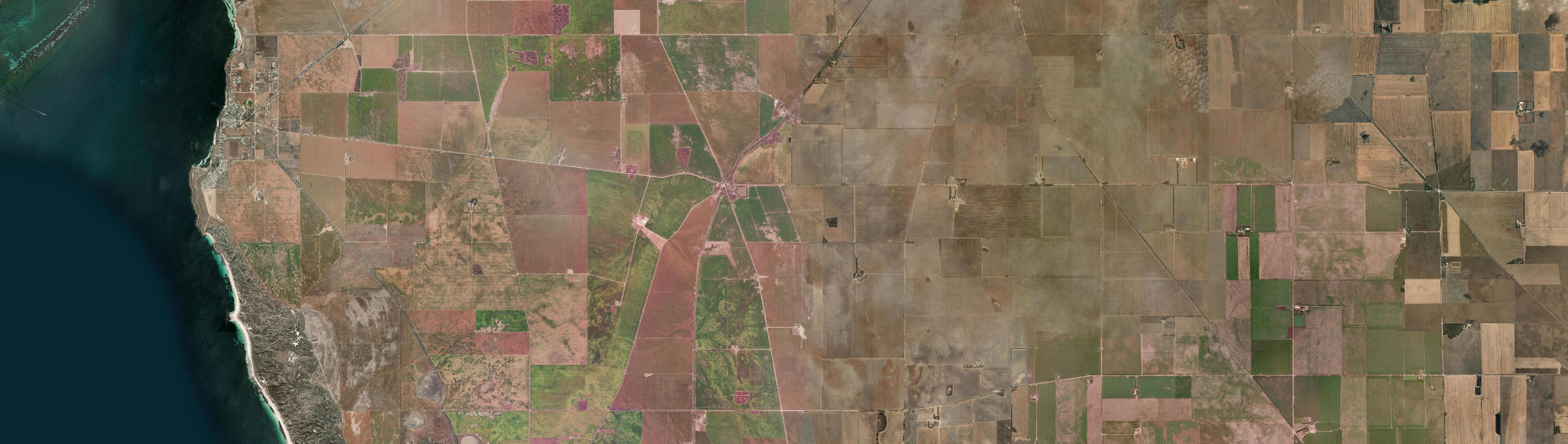 Aerial view of Urania, SA