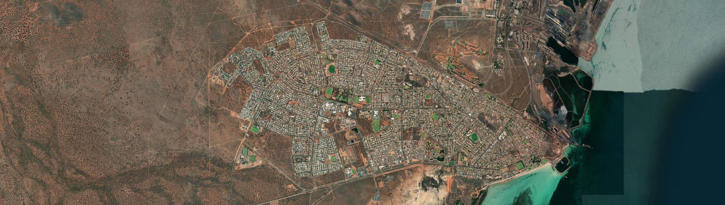 Aerial view of Whyalla Norrie, SA
