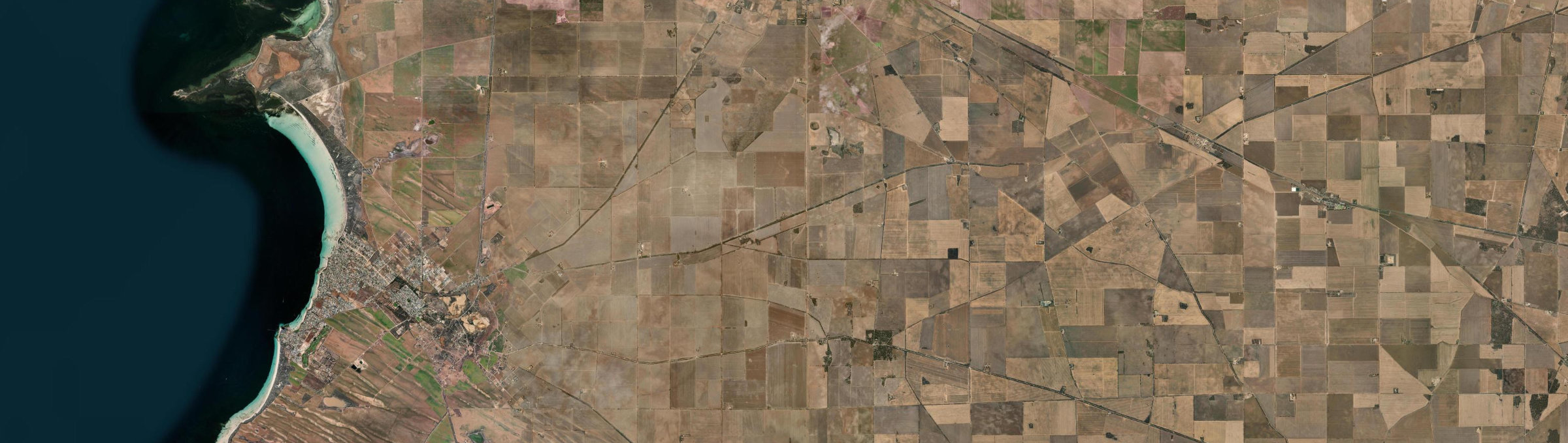 Aerial view of Boors Plain, SA