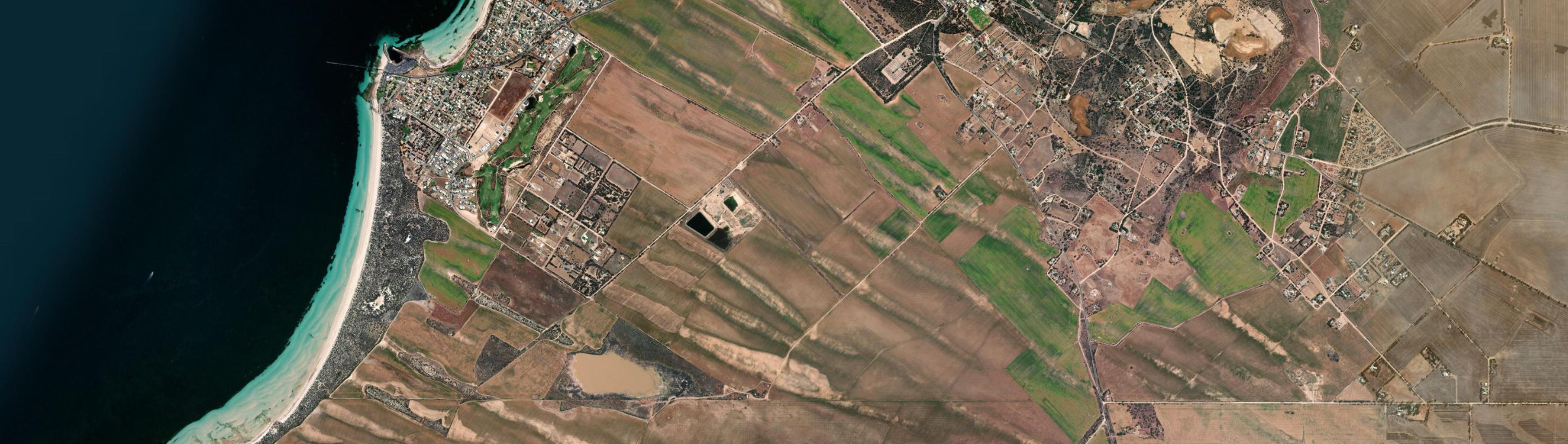 Aerial view of Kooroona, SA