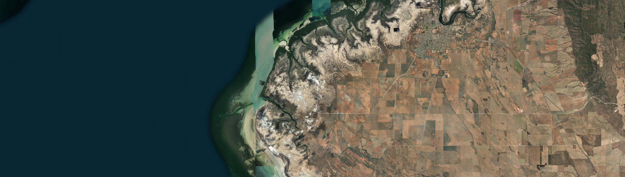 Aerial view of Port Davis, SA