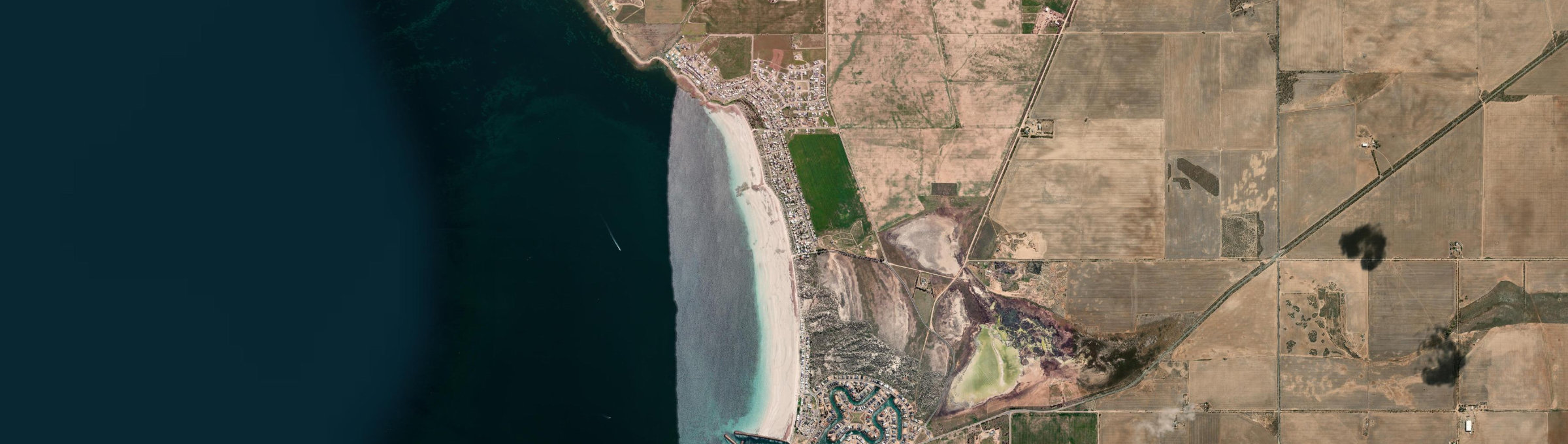 Aerial view of North Beach (SA), SA