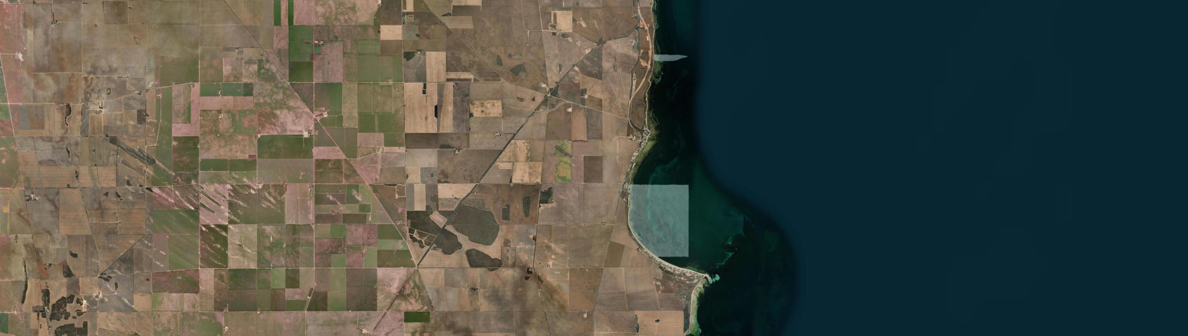 Aerial view of Pine Point, SA