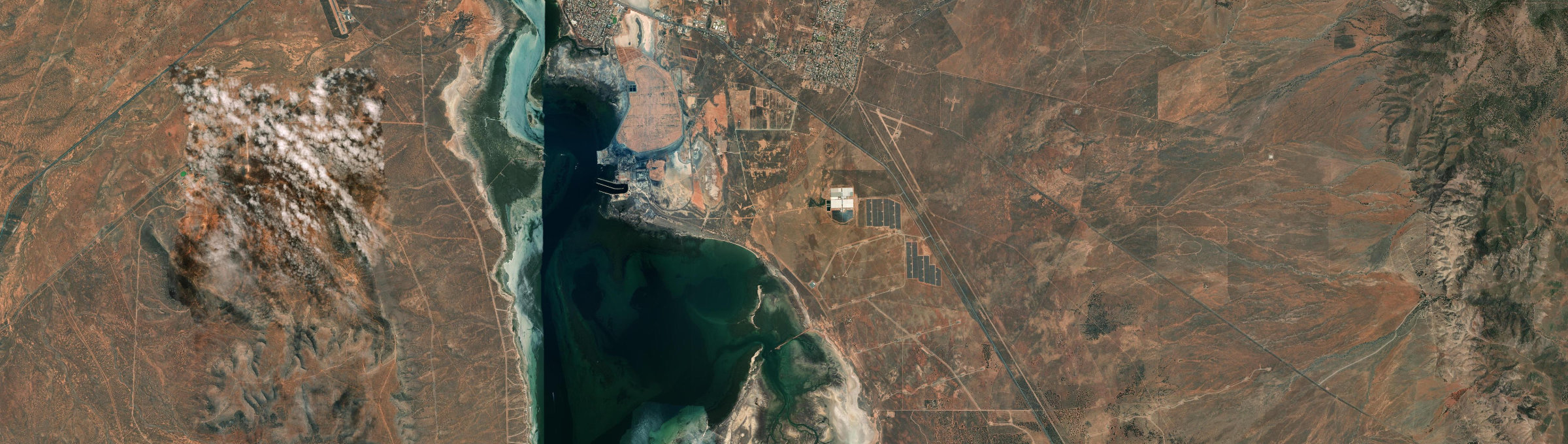 Aerial view of Port Paterson, SA