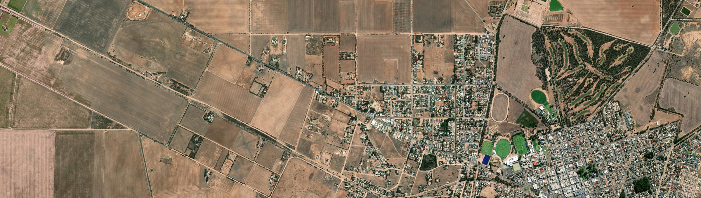 Aerial view of New Town (SA), SA