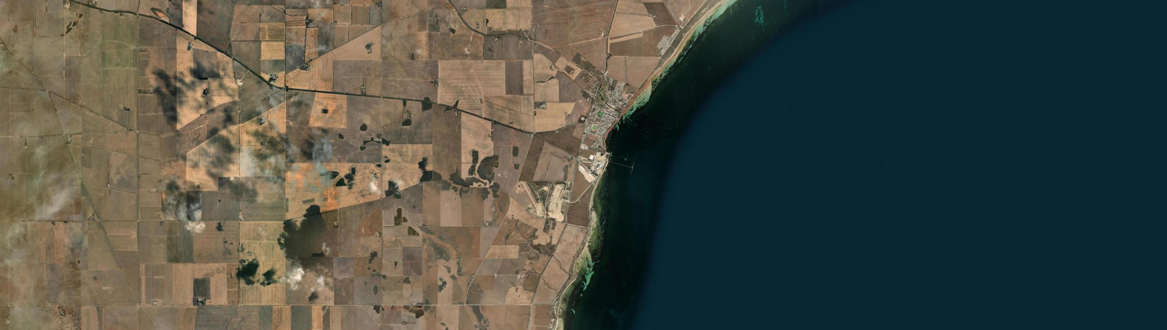 Aerial view of Ardrossan, SA