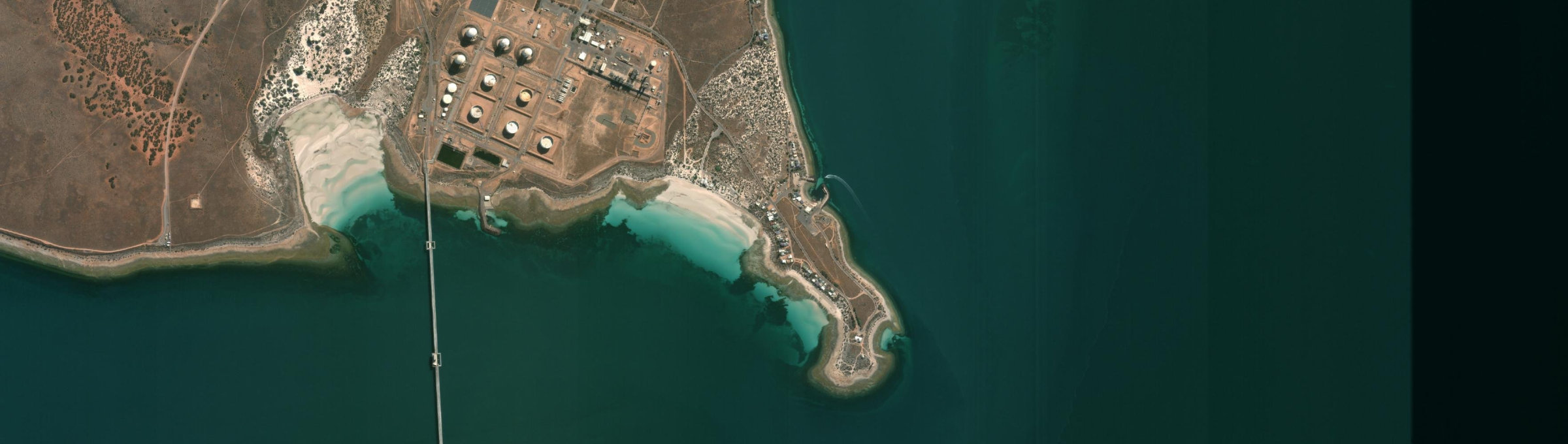 Aerial view of Point Lowly, SA