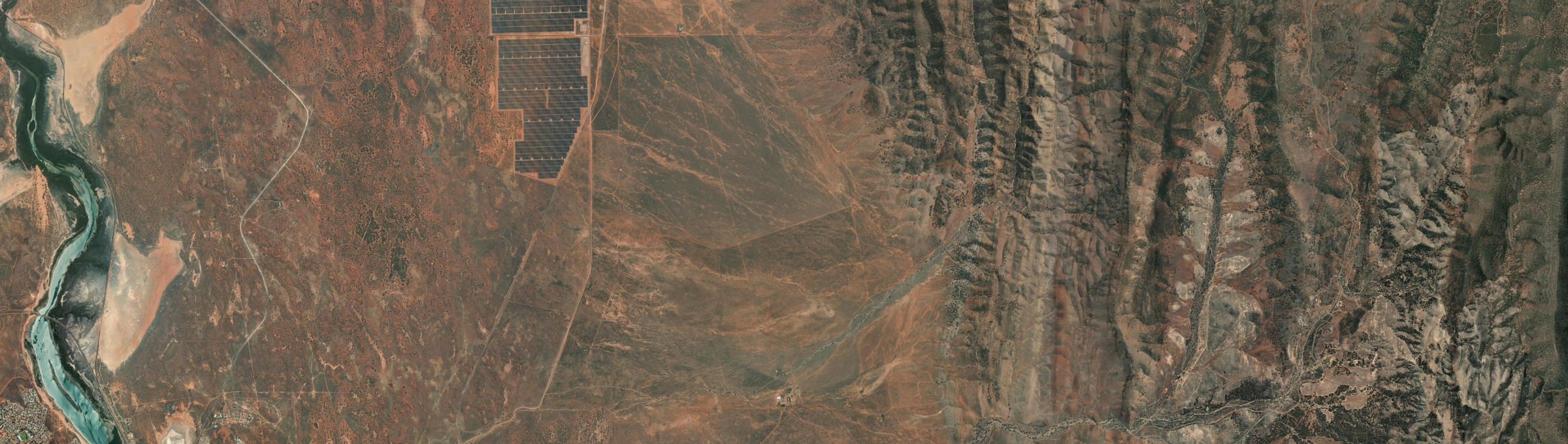 Aerial view of Mundallio, SA