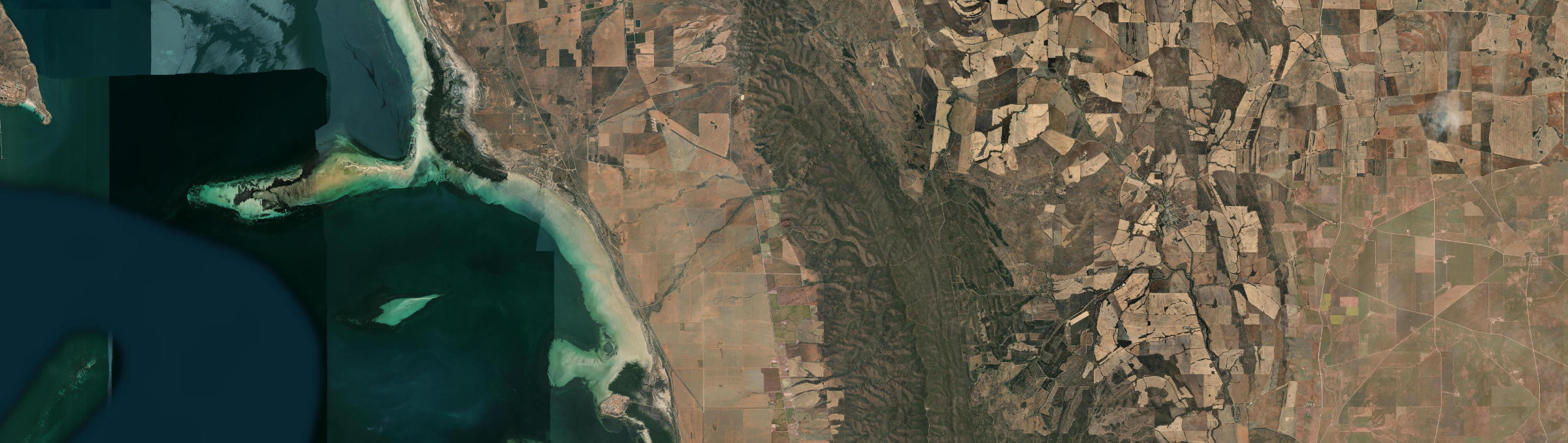 Aerial view of Telowie, SA