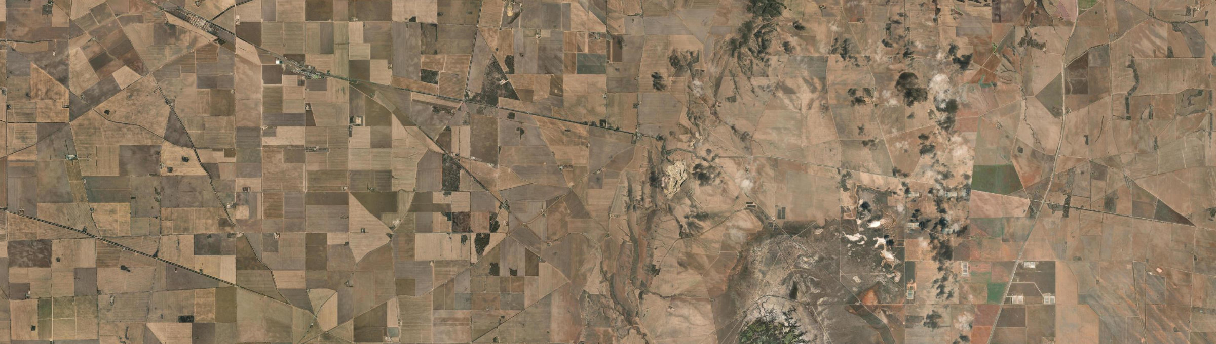 Aerial view of Kulpara, SA